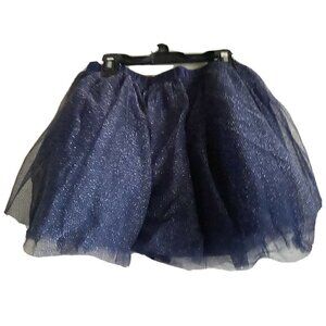 Gymboree NWOT Navy Blue Shimmery‎ Tulle Tutu Sz 10